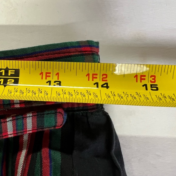 Free Assembly plaid tiered belted skirt midi holiday office casual 4 party - Picture 9 of 9